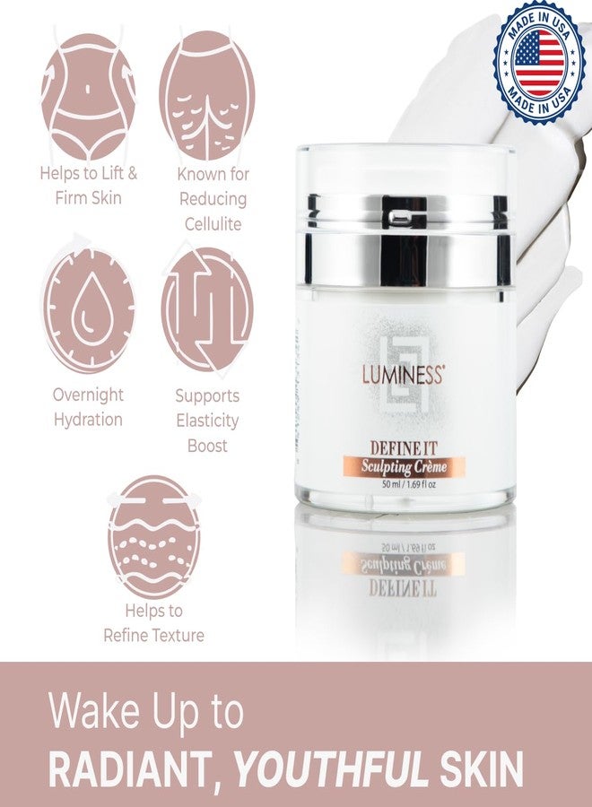 LUMINESS Sculpting Cream - Skin Firming and Tightening Lotion - Moisturizer, Anti-Aging, Anti-Wrinkle Body Cream - Lift and Smooth Face, Neck, Décolleté w/Volufiline, Matrixyl, Firming Skin care - Image 2